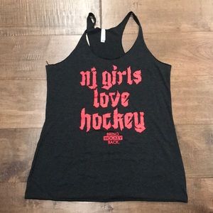 Bring Hockey Back size Large tank top